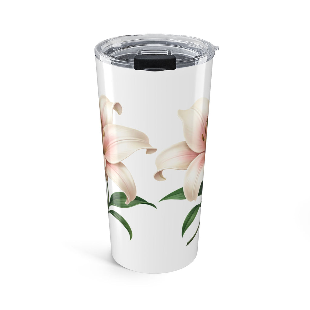 White Lily Tumbler 20oz