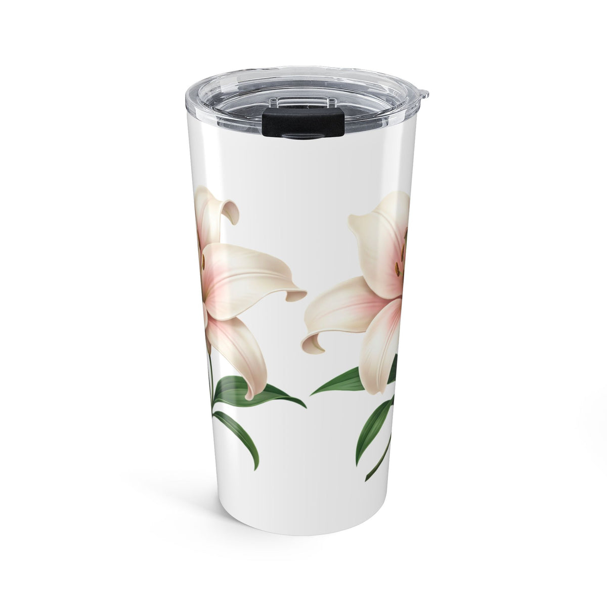 White Lily Tumbler 20oz