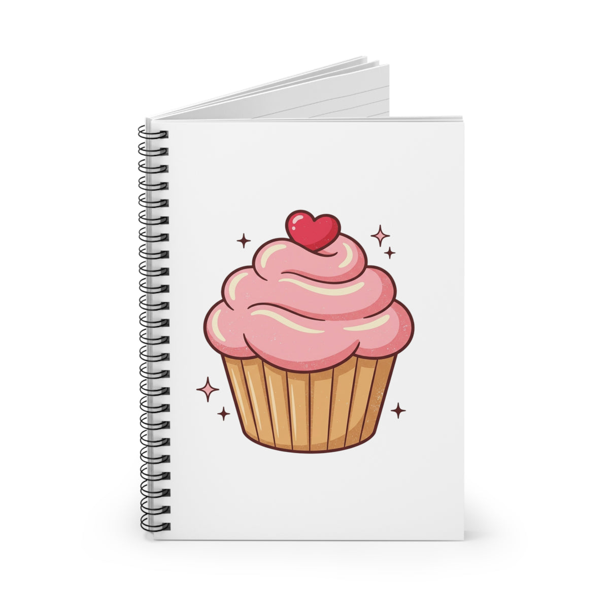 Spiral Notebook - Ruled Line- White