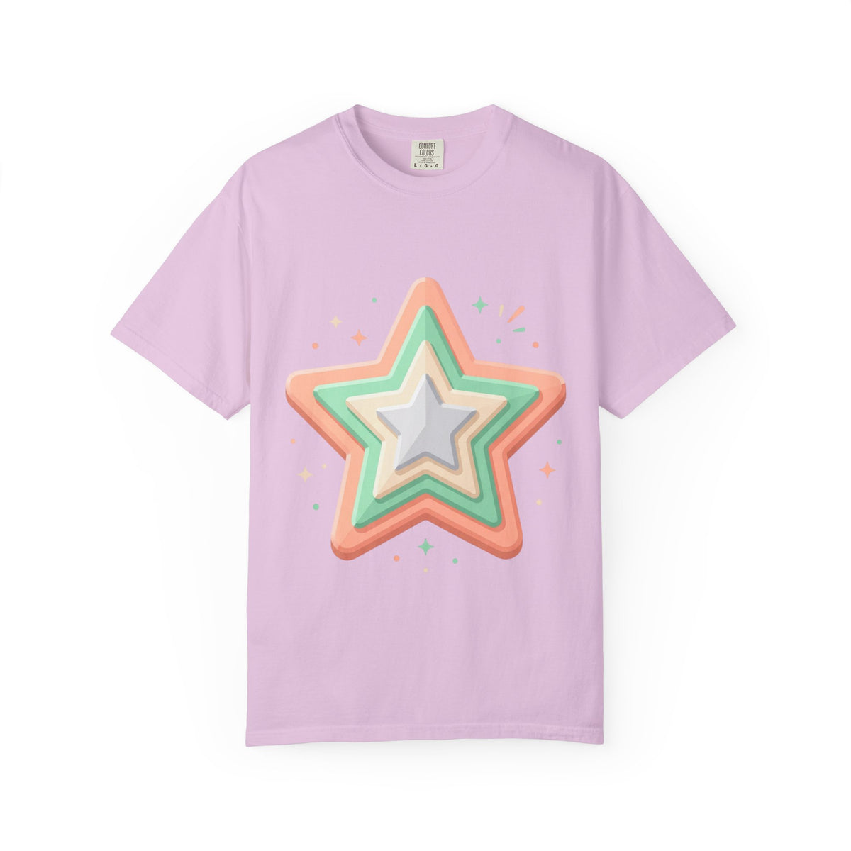 Star Design Unisex Garment-Dyed T-shirt