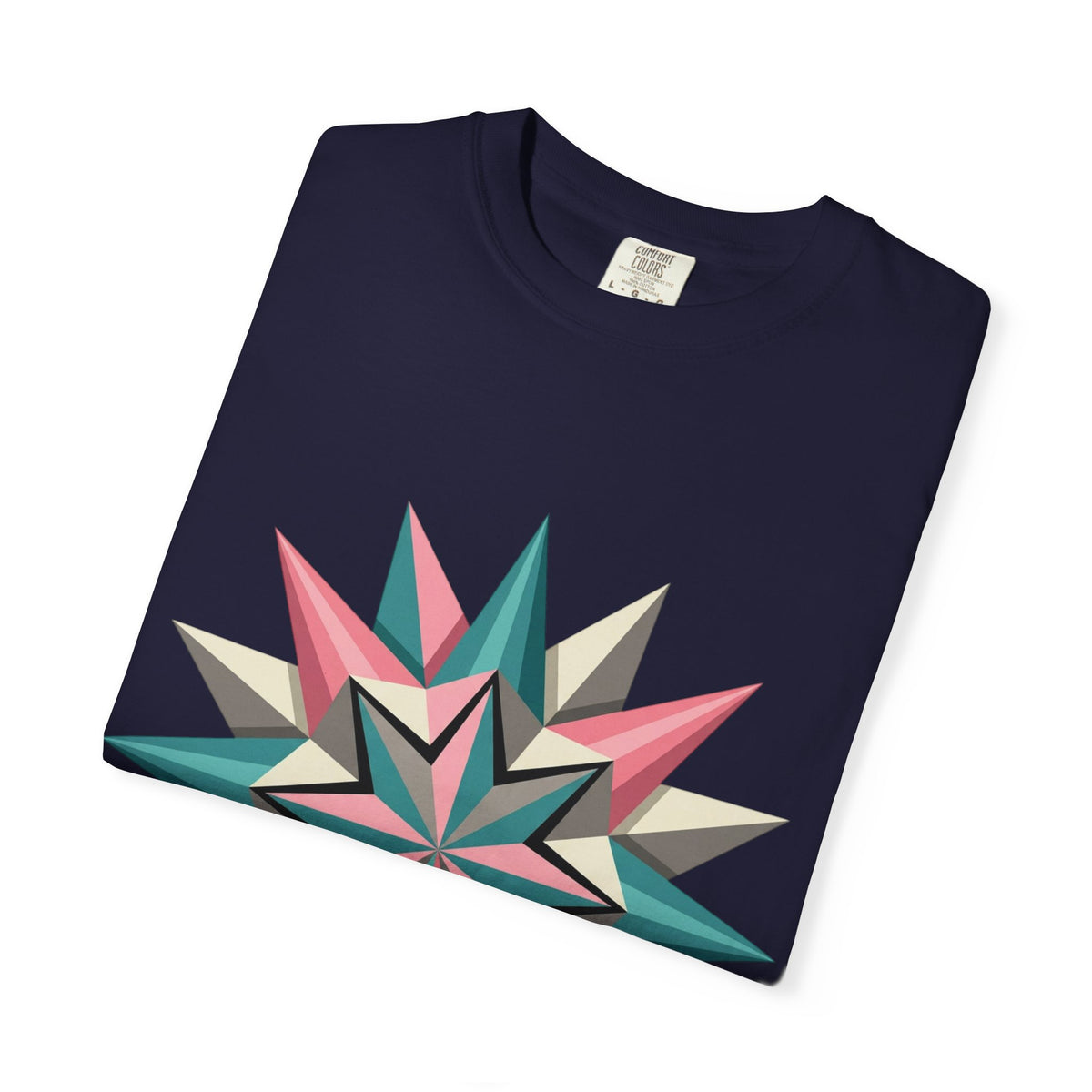 Geometric Starburst Graphic T-Shirt