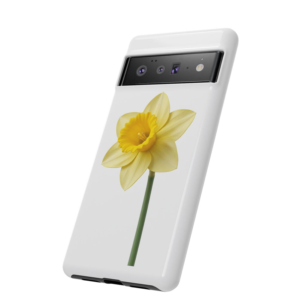 Daffodil Blossom Tough Phone Case — Yellow Spring Floral iPhone Cover