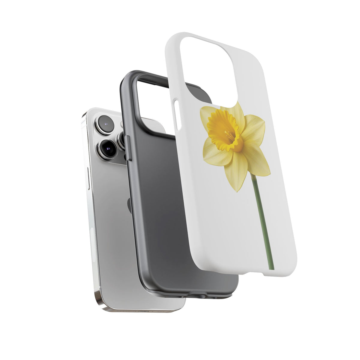 Daffodil Blossom Tough Phone Case — Yellow Spring Floral iPhone Cover