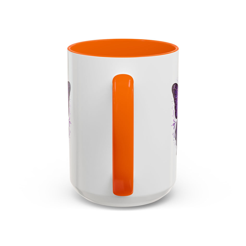 Purple Butterfly Accent Coffee Mug — 11oz & 15oz Decorative Tea Cup