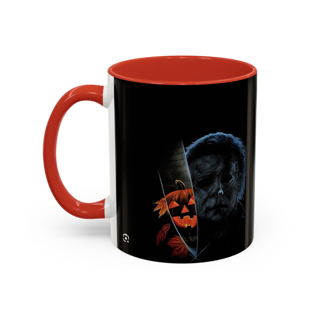 Michael Myers Halloween Coffee Mug — Horror Pumpkin Accent Mug (11/15oz)