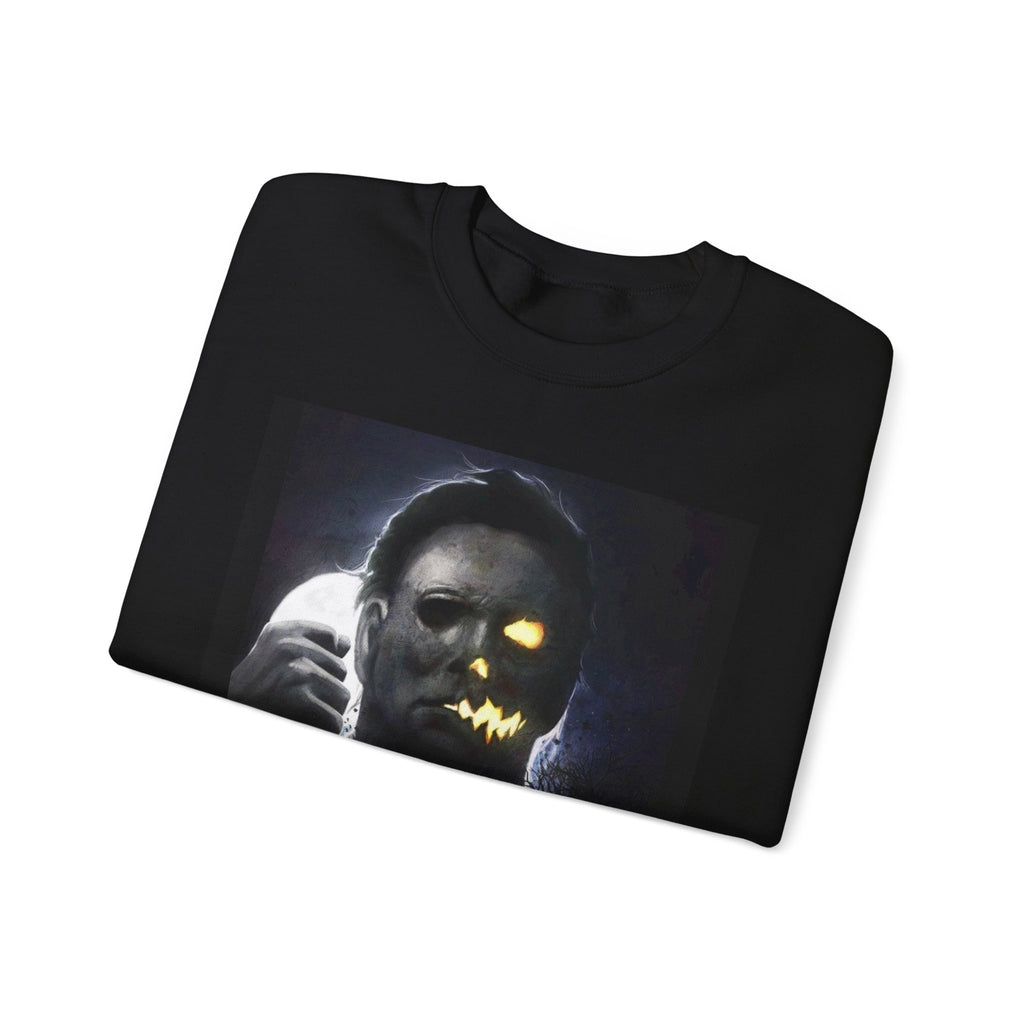Halloween Michael Myers Mask Crewneck Sweatshirt