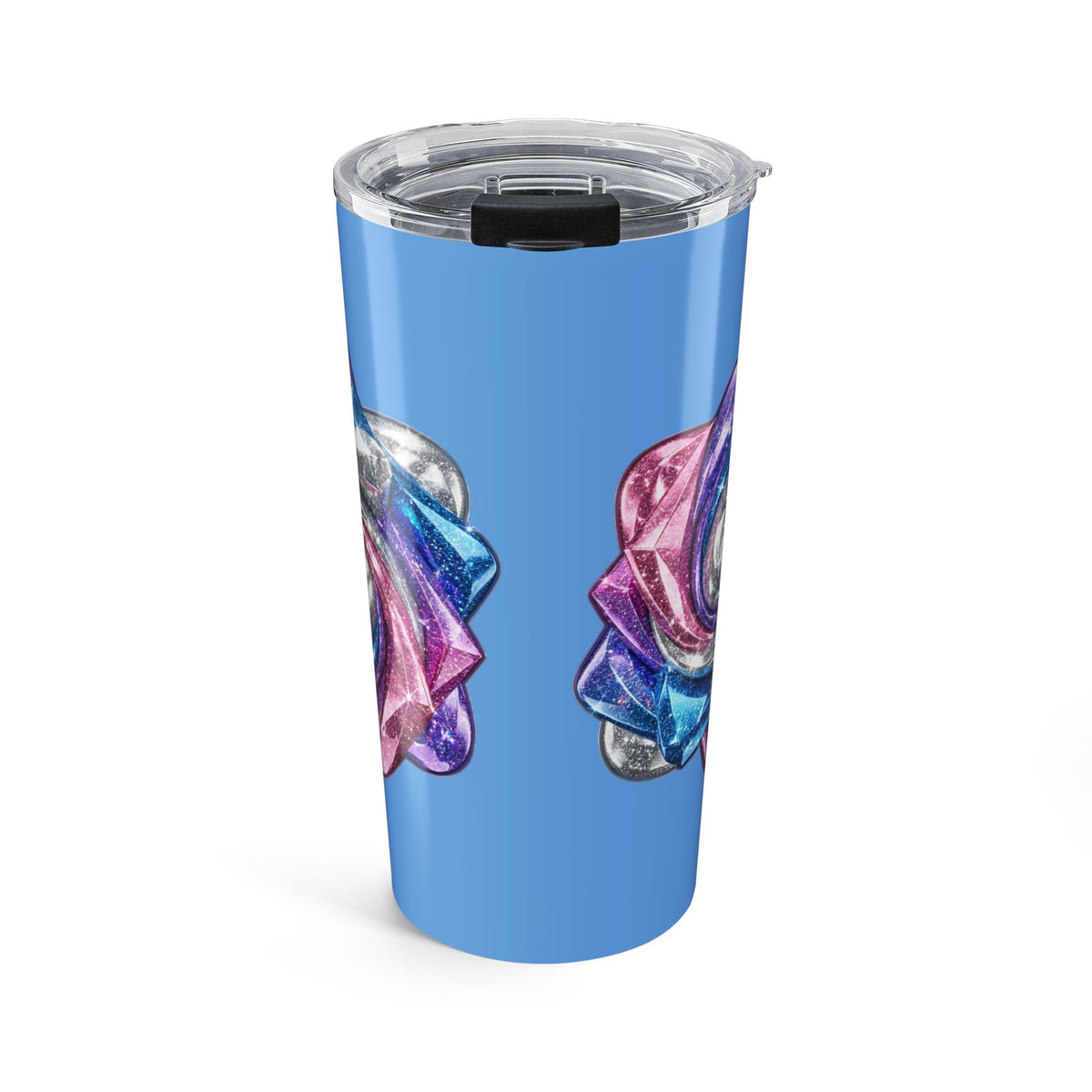 20oz Iridescent Rose Stainless Tumbler Light Blue  — Insulated Travel Cup