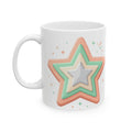 Star Design Ceramic Mug, (11oz, 15oz)