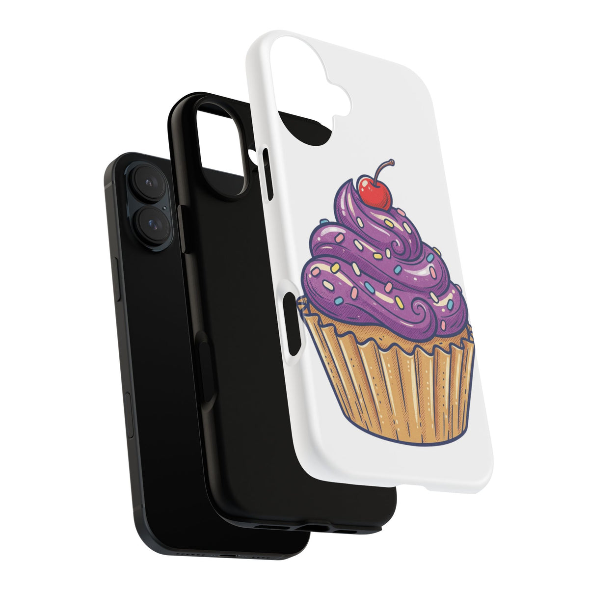 Purple Cupcake Tough Phone Cases