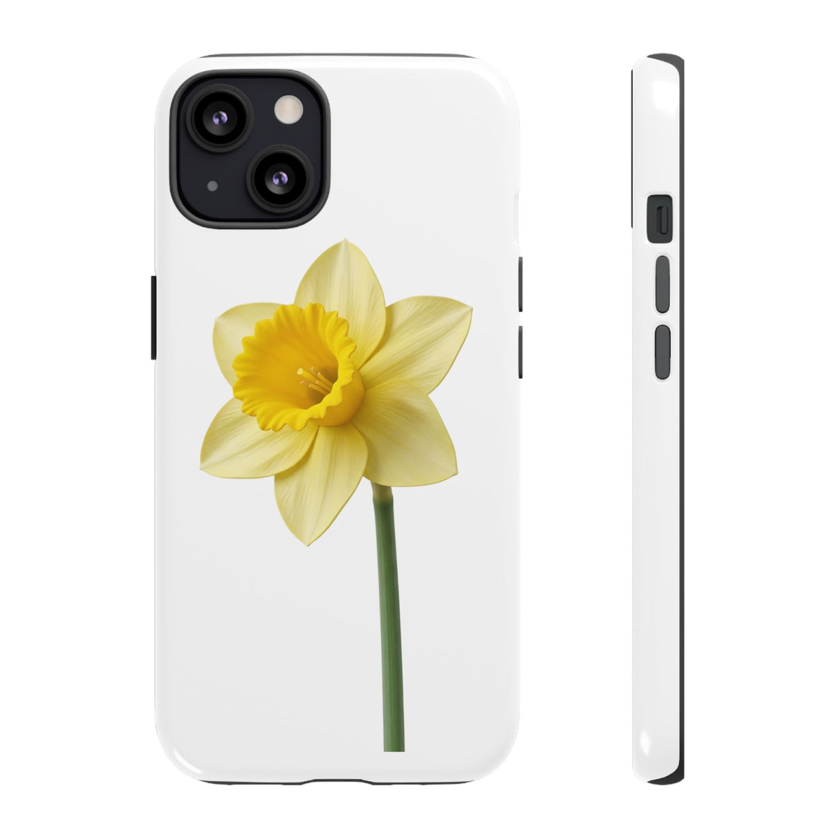 Daffodil Blossom Tough Phone Case — Yellow Spring Floral iPhone Cover