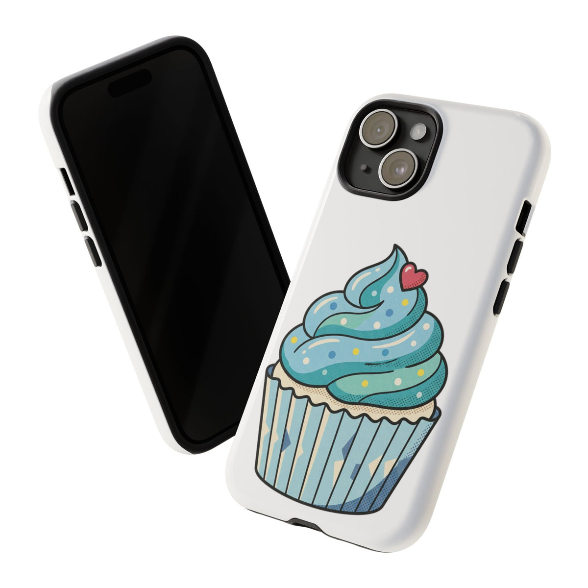 Blue Cupcake Tough Phone Cases