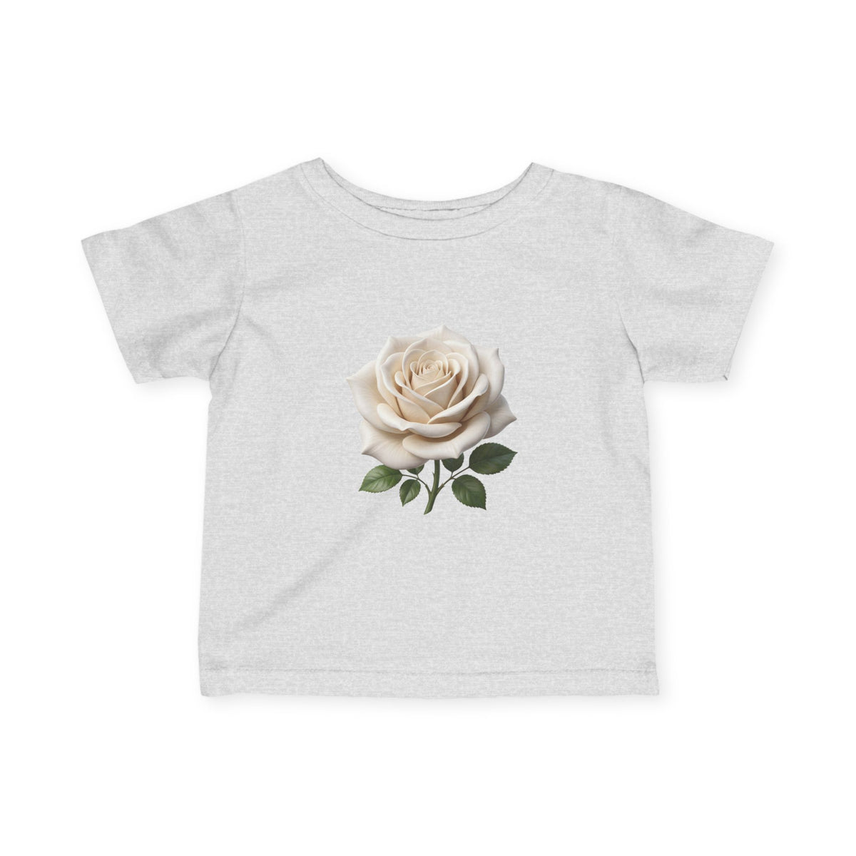 Infant Tee — Vintage Cream Rose Floral Baby Shirt