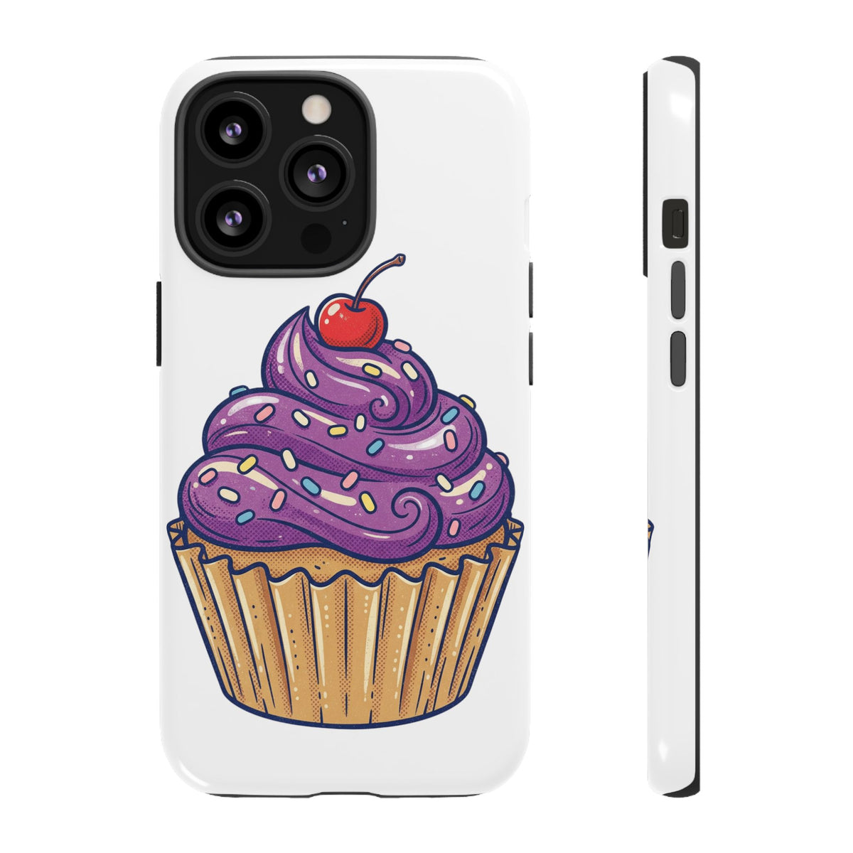 Purple Cupcake Tough Phone Cases