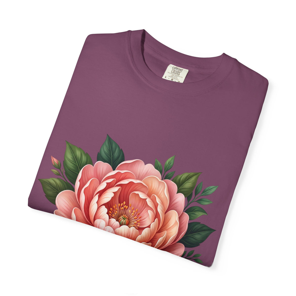 Peony Bloom T-Shirt — Vintage Floral Graphic Tee