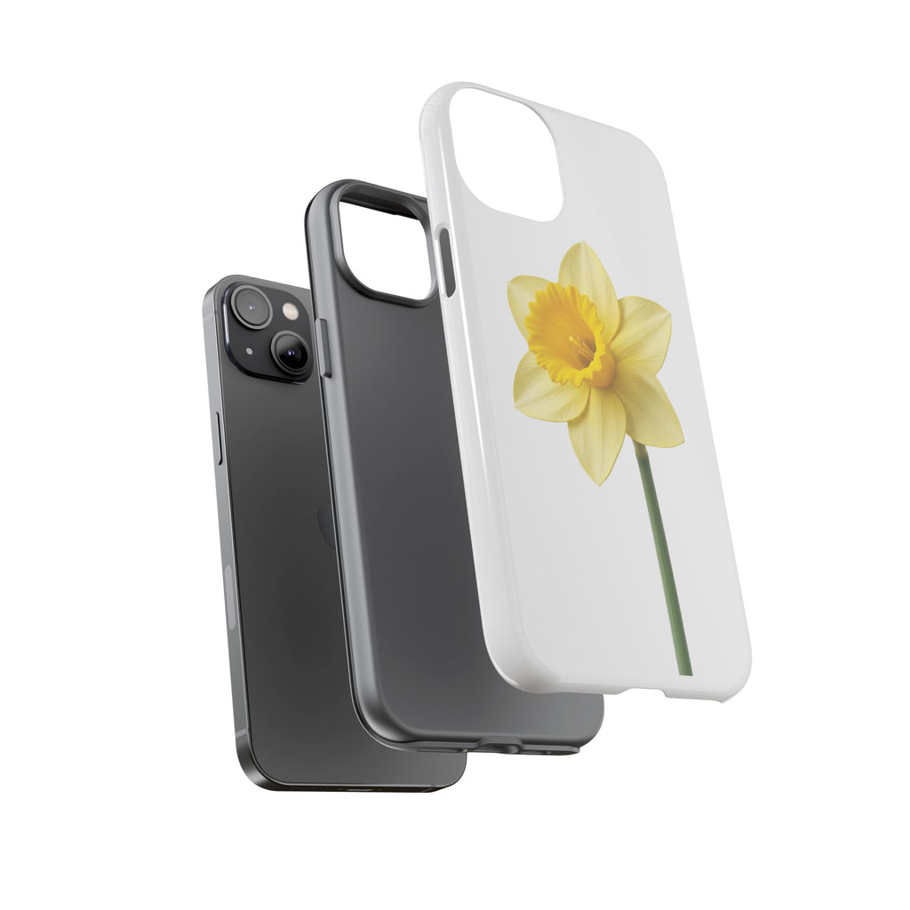 Daffodil Blossom Tough Phone Case — Yellow Spring Floral iPhone Cover