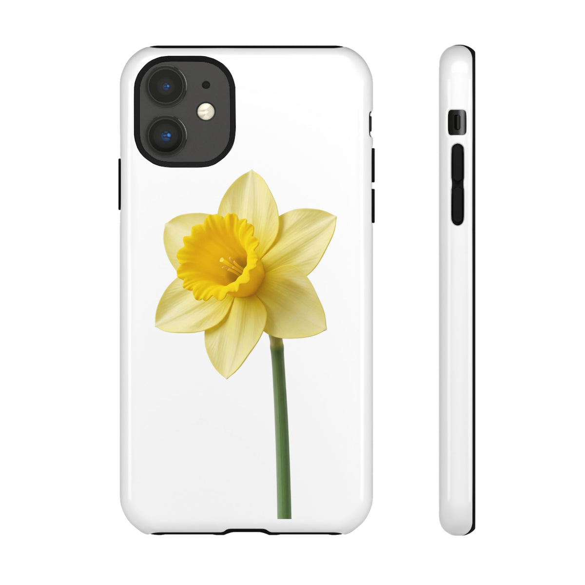 Daffodil Blossom Tough Phone Case — Yellow Spring Floral iPhone Cover