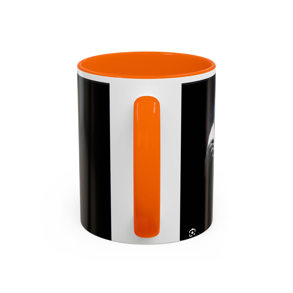 Halloween Michael Myers Accent Coffee Mug — Spooky Horror Movie Jack-O'-Lantern Face (11/15oz)