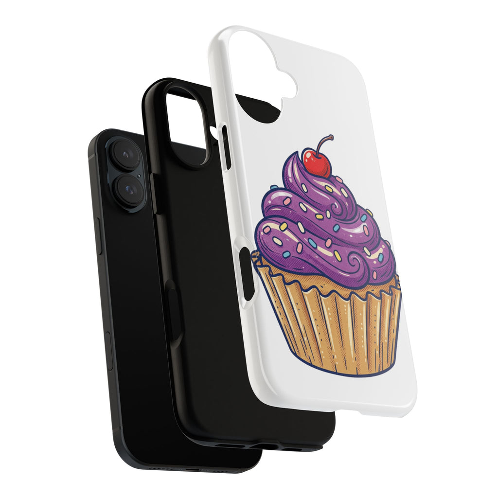 Purple Cupcake Tough Phone Cases