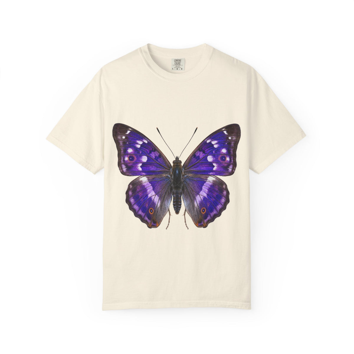 Purple Butterfly T-Shirt — Vibrant Vintage Moth Graphic Tee