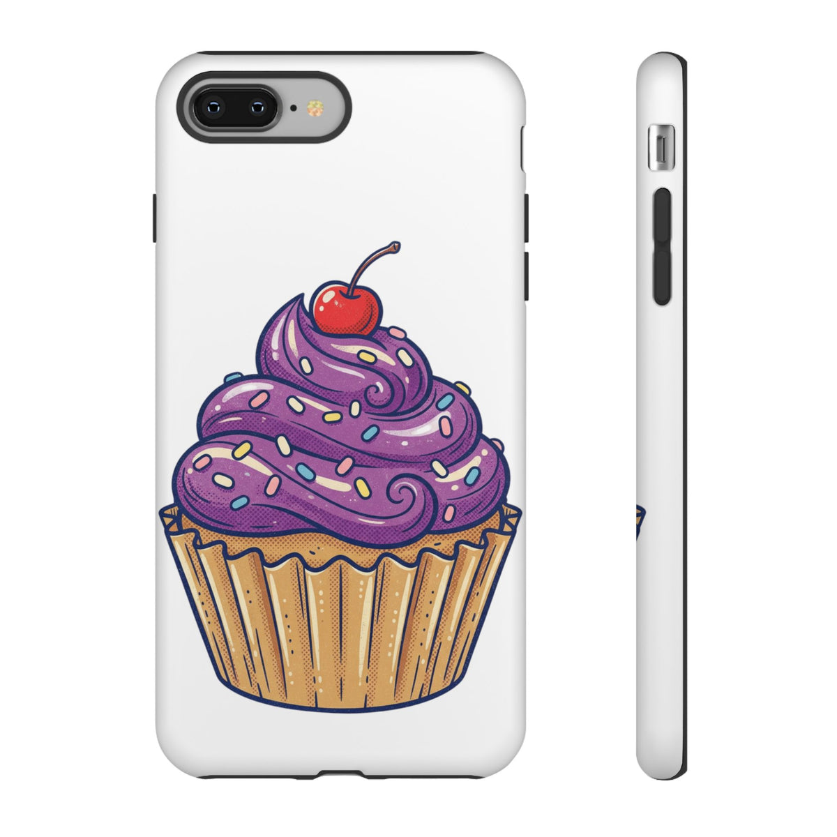Purple Cupcake Tough Phone Cases