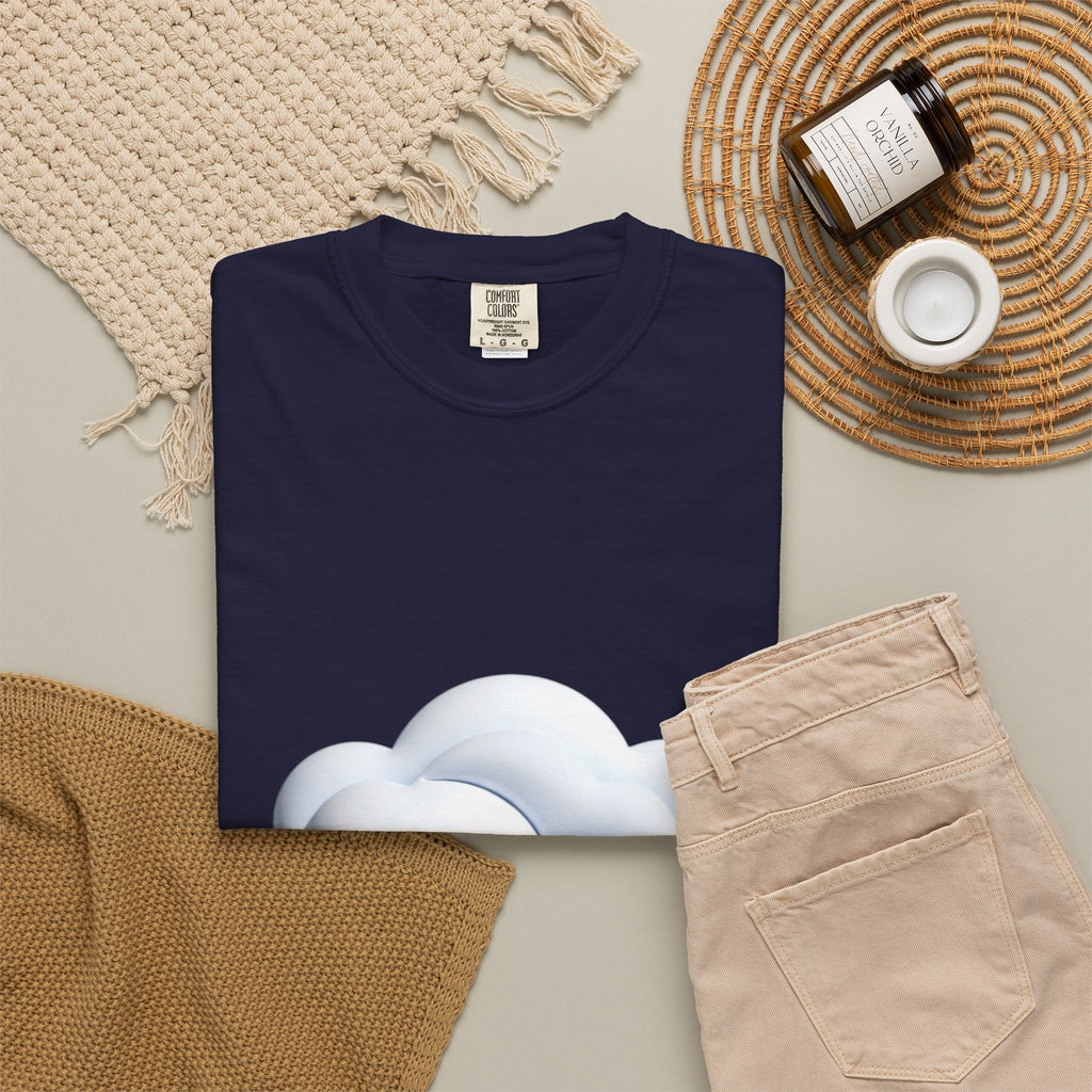 Cloud Graphic T-Shirt — Soft Dreamy Cloud Design