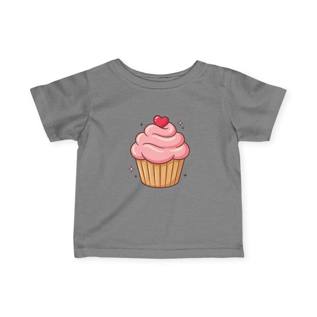 Pink Cupcake Infant Fine Jersey Tee