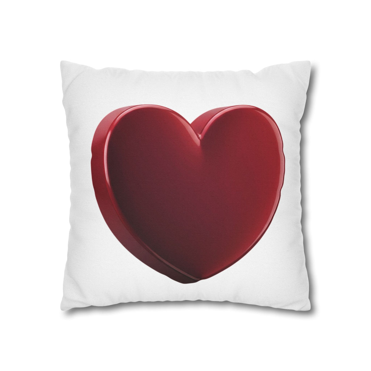 Red Heart Spun Polyester Square Pillowcase
