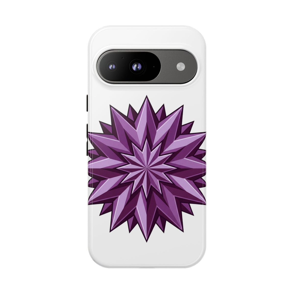 Purple Geometric Star Phone Case