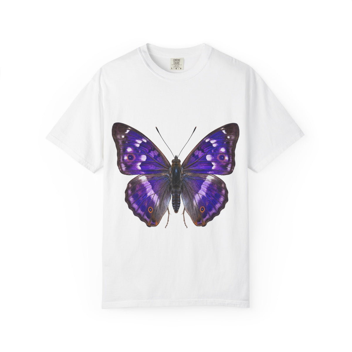 Purple Butterfly T-Shirt — Vibrant Vintage Moth Graphic Tee
