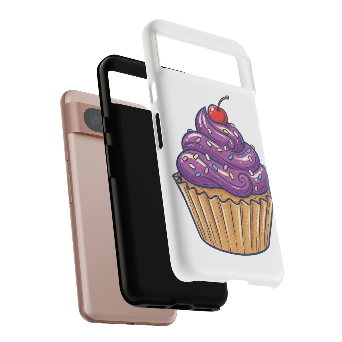 Purple Cupcake Tough Phone Cases