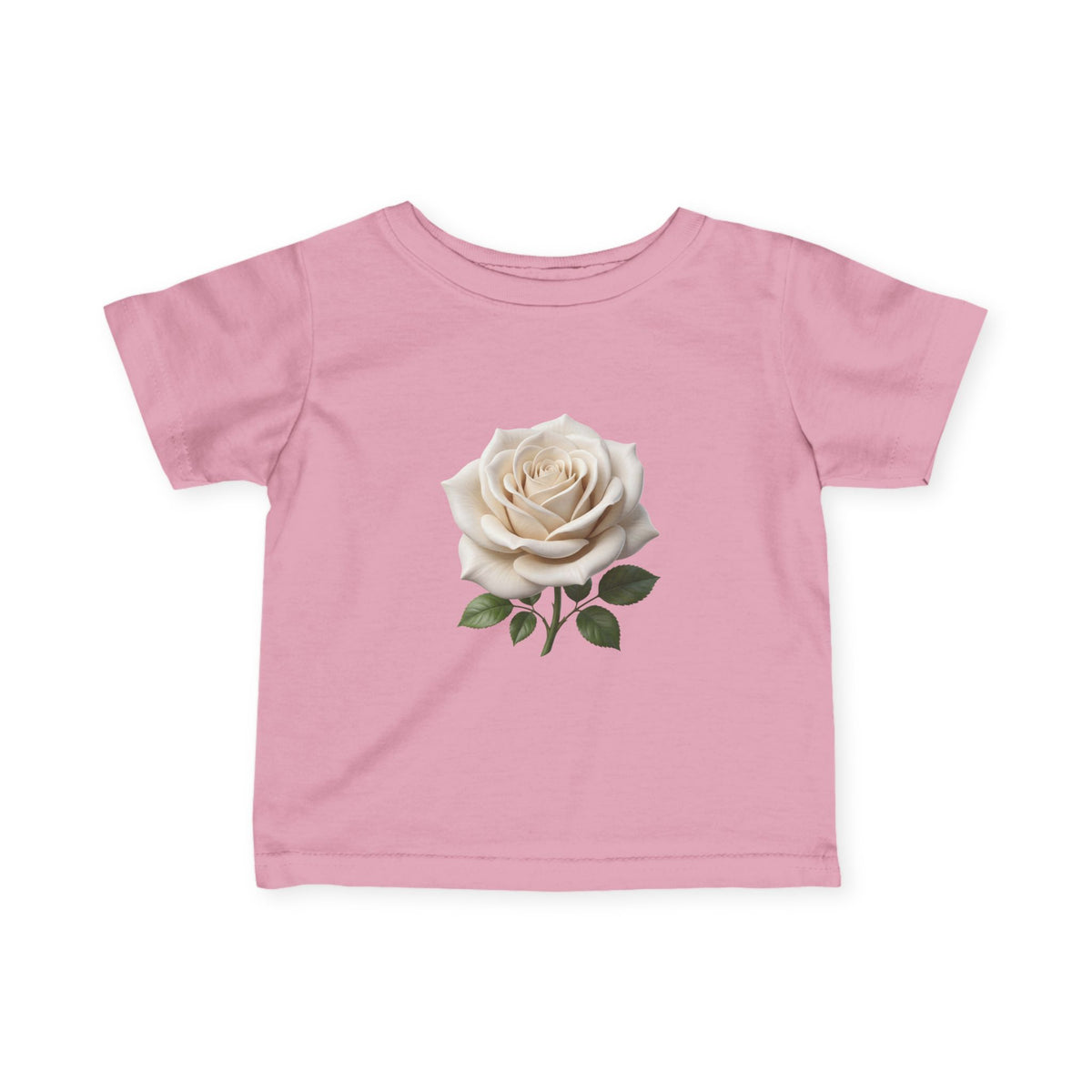 Infant Tee — Vintage Cream Rose Floral Baby Shirt