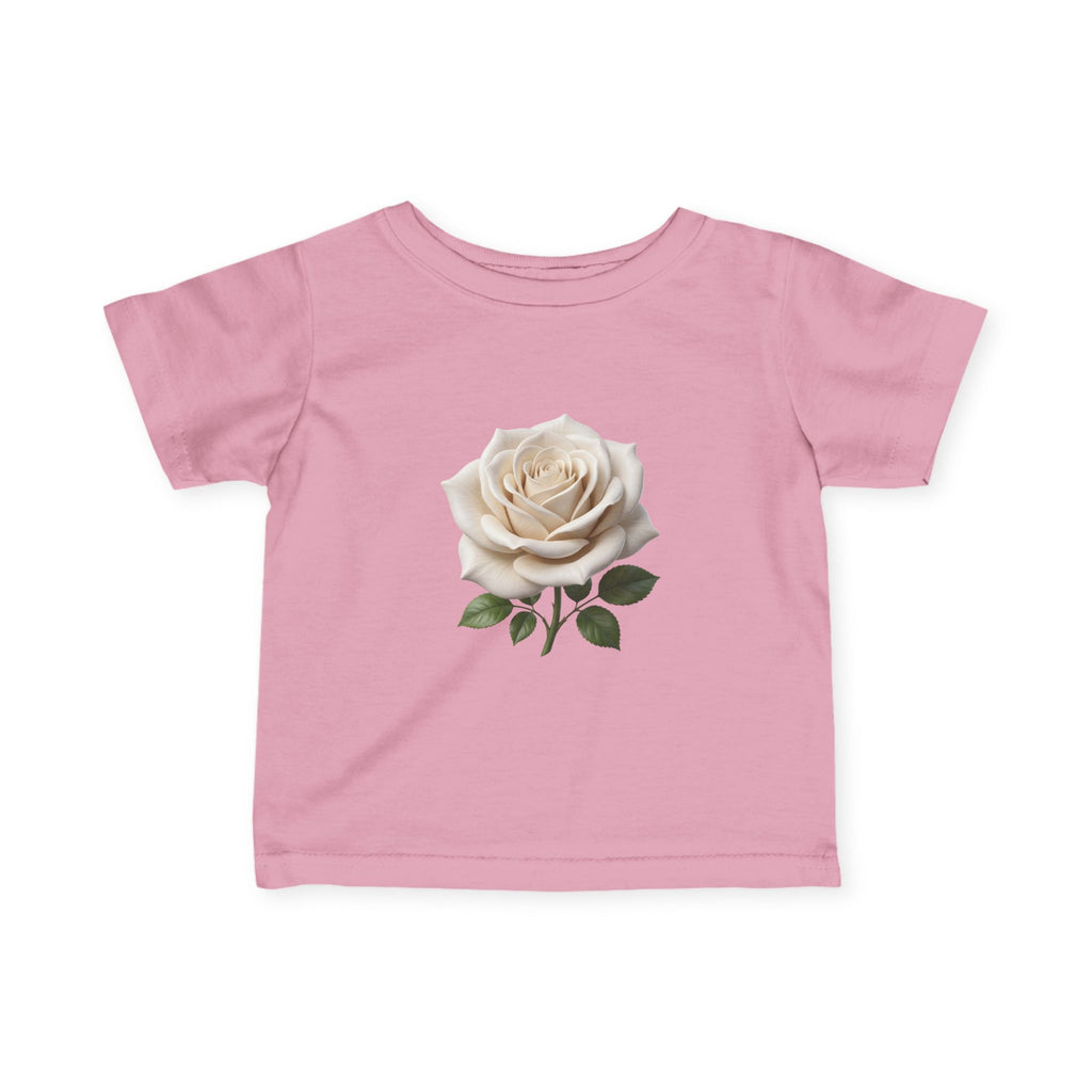 Infant Tee — Vintage Cream Rose Floral Baby Shirt