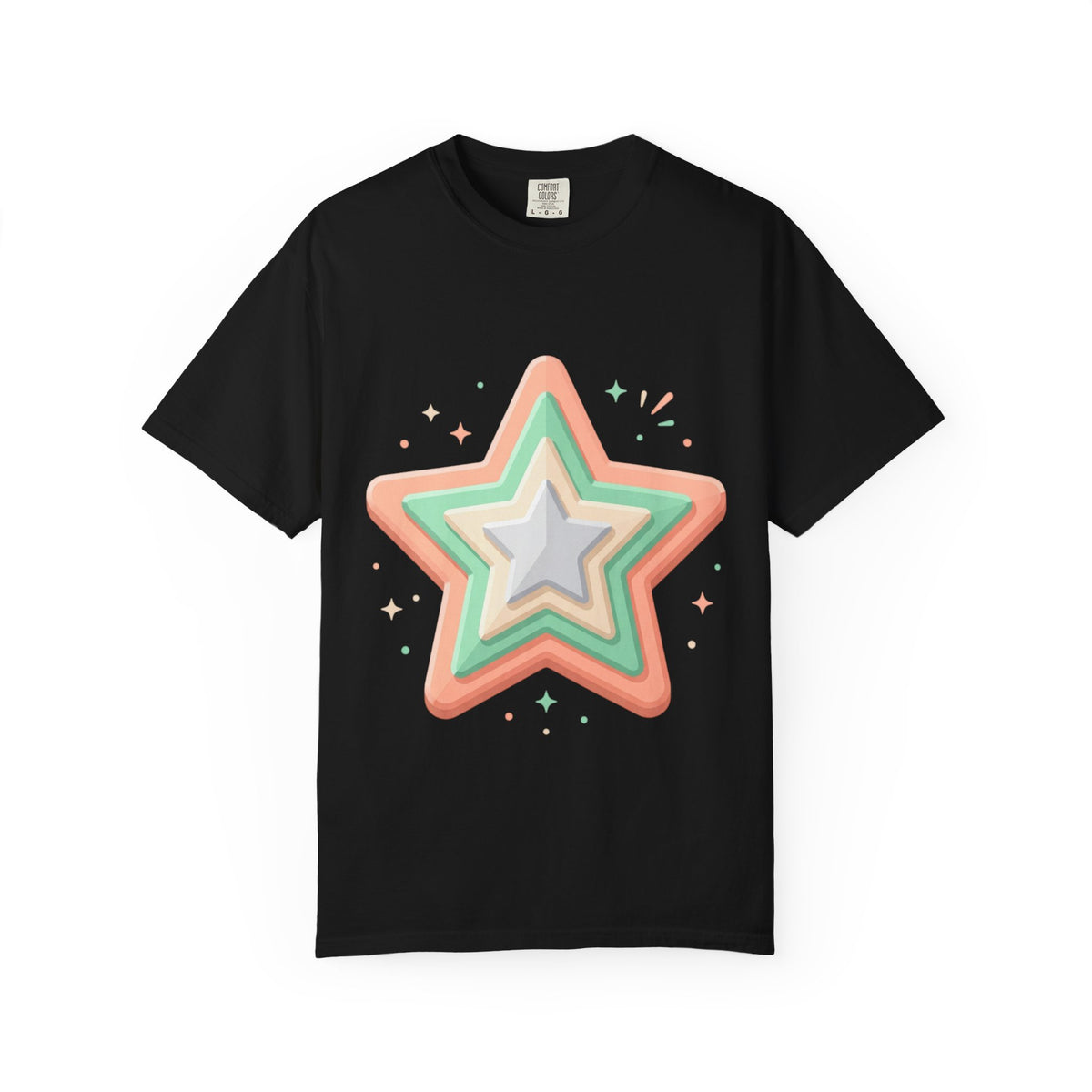 Star Design Unisex Garment-Dyed T-shirt