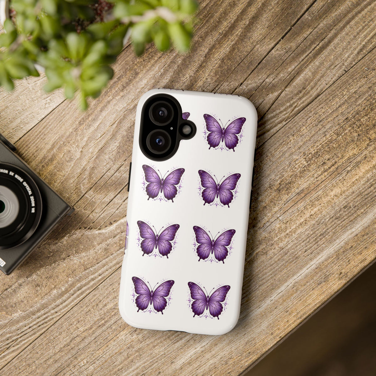 Purple Butterfly Phone Case