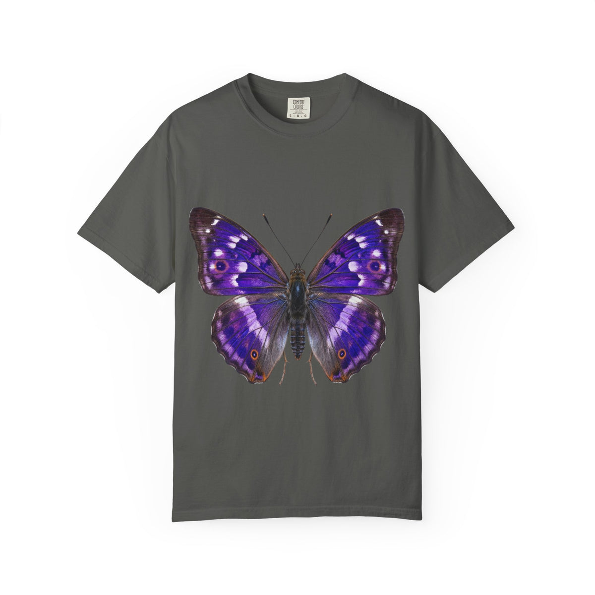 Purple Butterfly T-Shirt — Vibrant Vintage Moth Graphic Tee