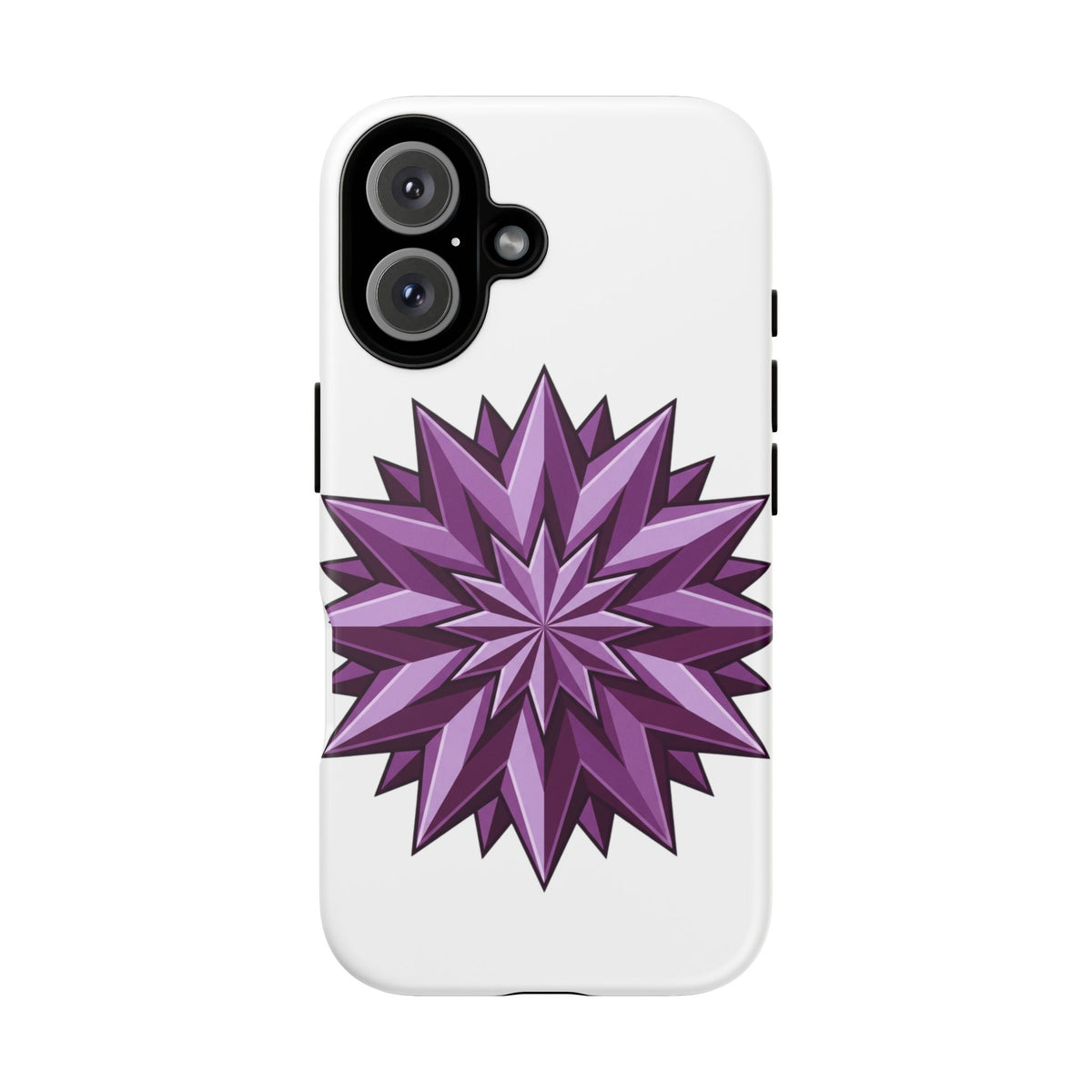 Purple Geometric Star Phone Case