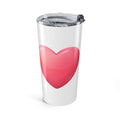 20oz Heart Bubble Tumbler - Pink Cute Travel Cup