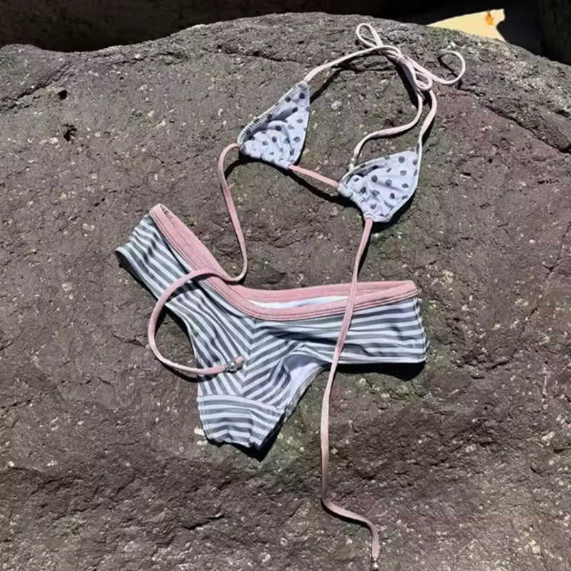 Bikini Set Sexy Two-Piece Swimwear with Triangle Cups