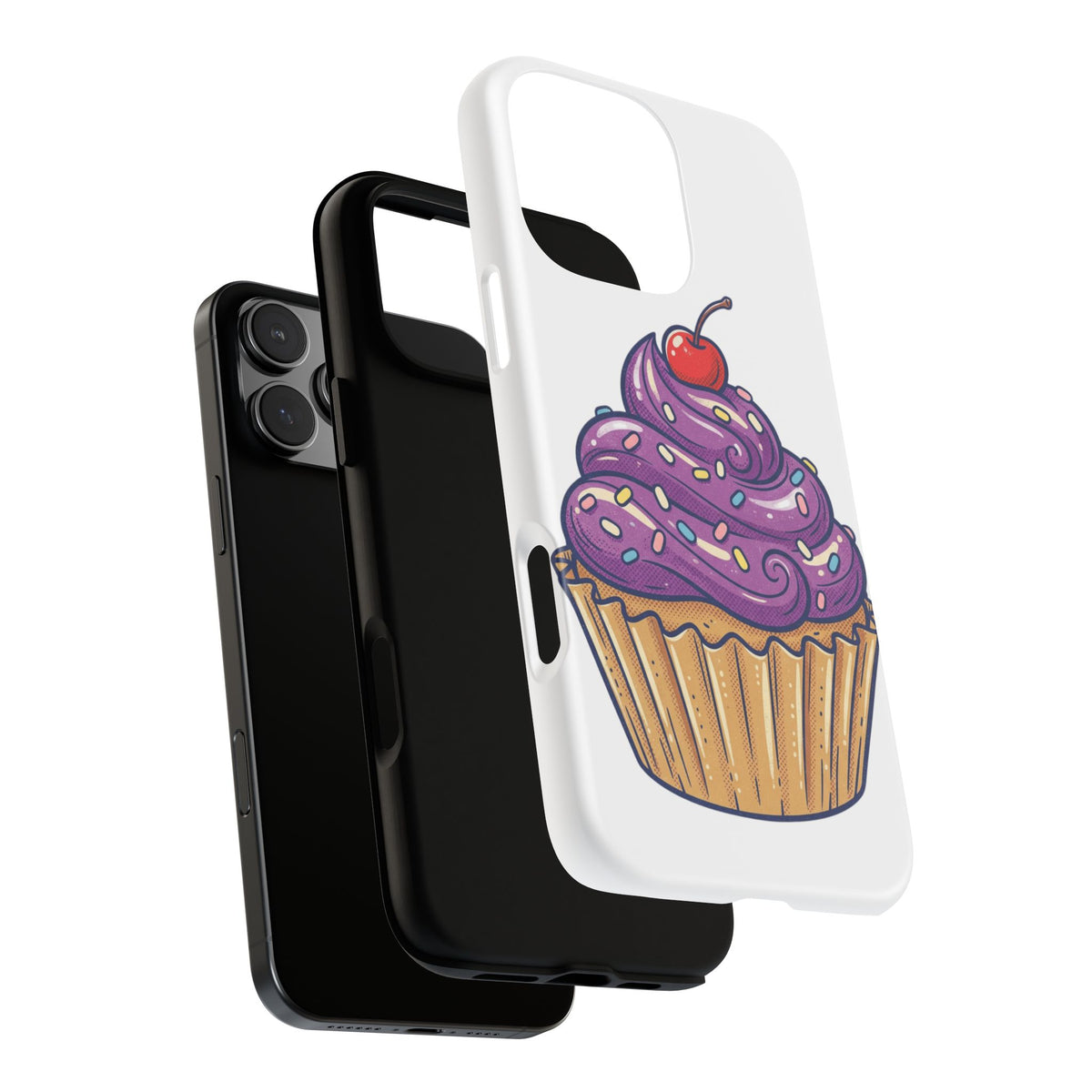 Purple Cupcake Tough Phone Cases