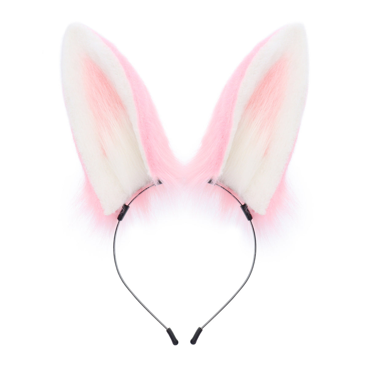 Cute Plush Rabbit Ears Hair Accessory for Anime Cosplay Costume, Realistic Animal Ears Headband Hairband