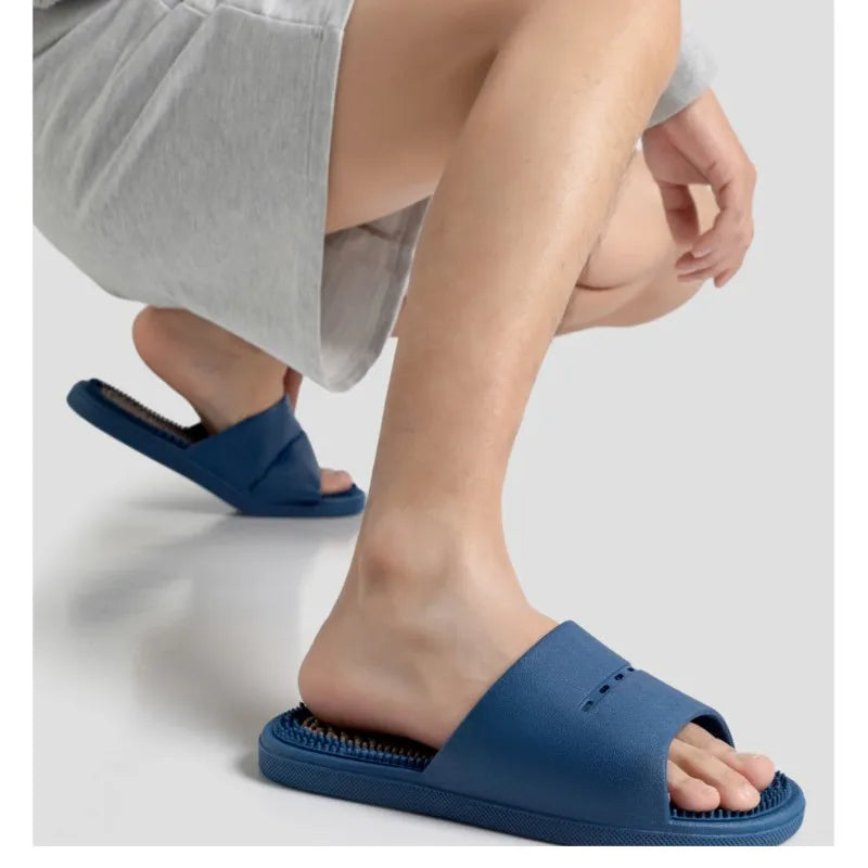 Personalized massage slippers indoor home men's summer bath non-slip slippers