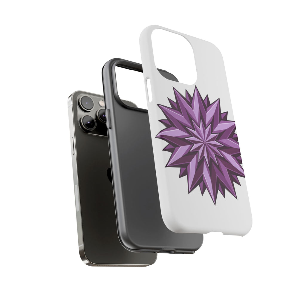 Purple Geometric Star Phone Case