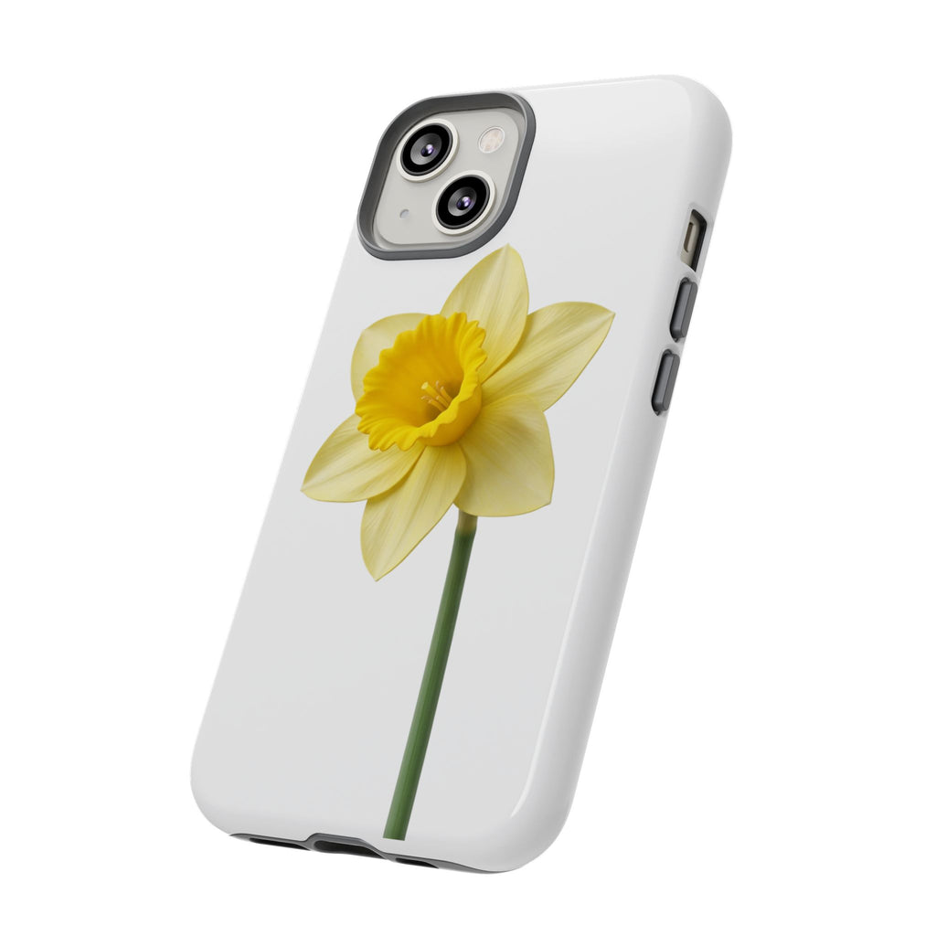 Daffodil Blossom Tough Phone Case — Yellow Spring Floral iPhone Cover