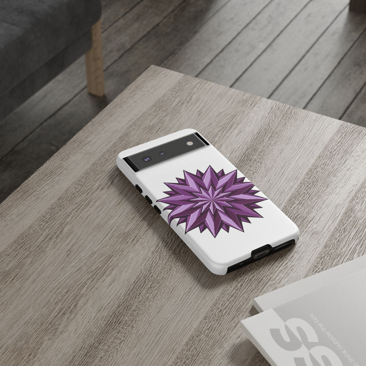 Purple Geometric Star Phone Case