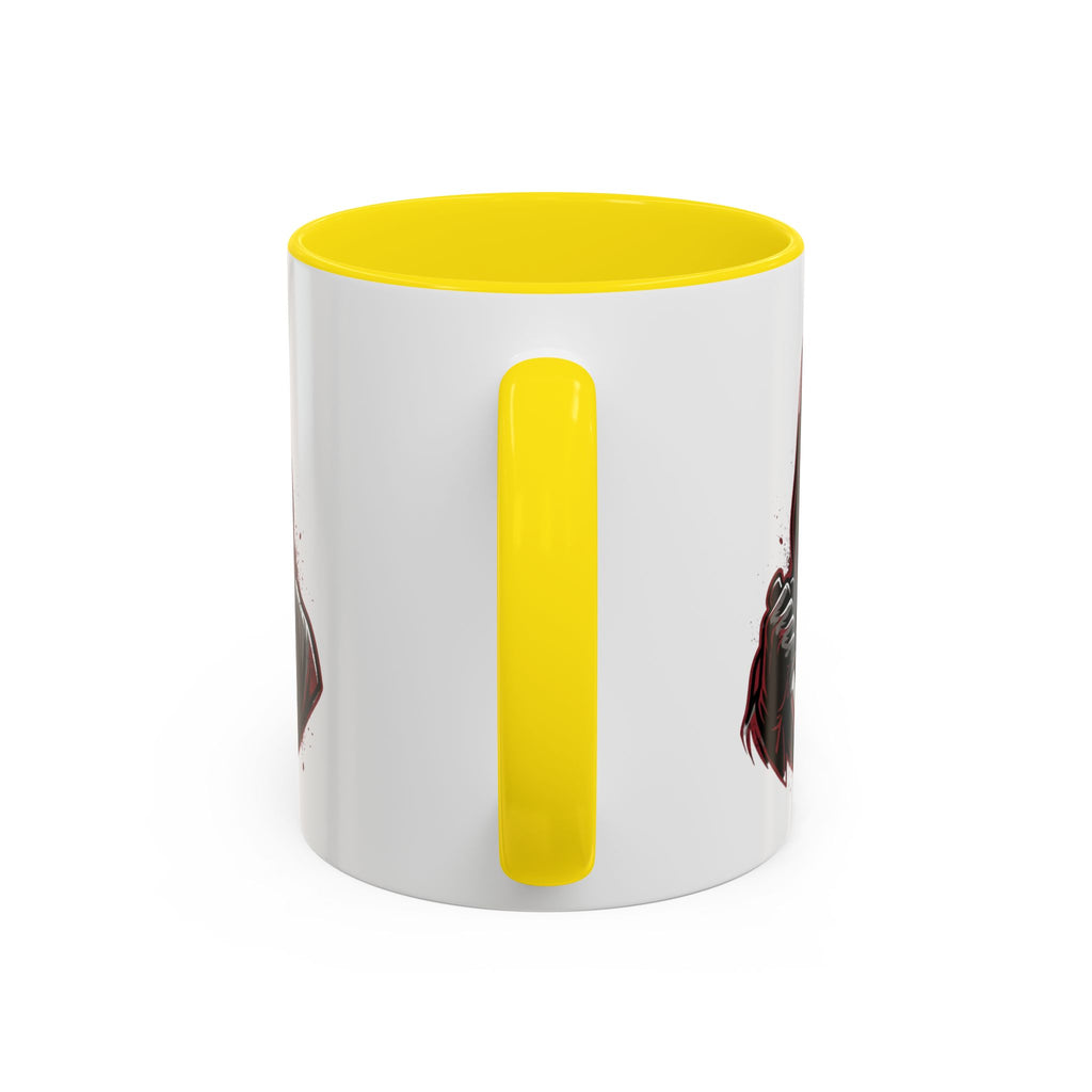 Scream Mask Accent Coffee Mug — Horror Killer Design (11/15oz)