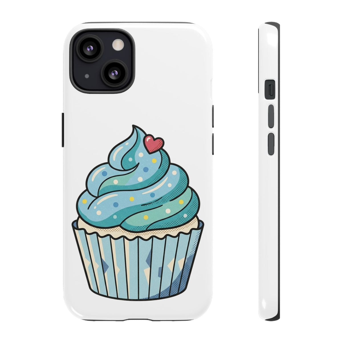 Blue Cupcake Tough Phone Cases