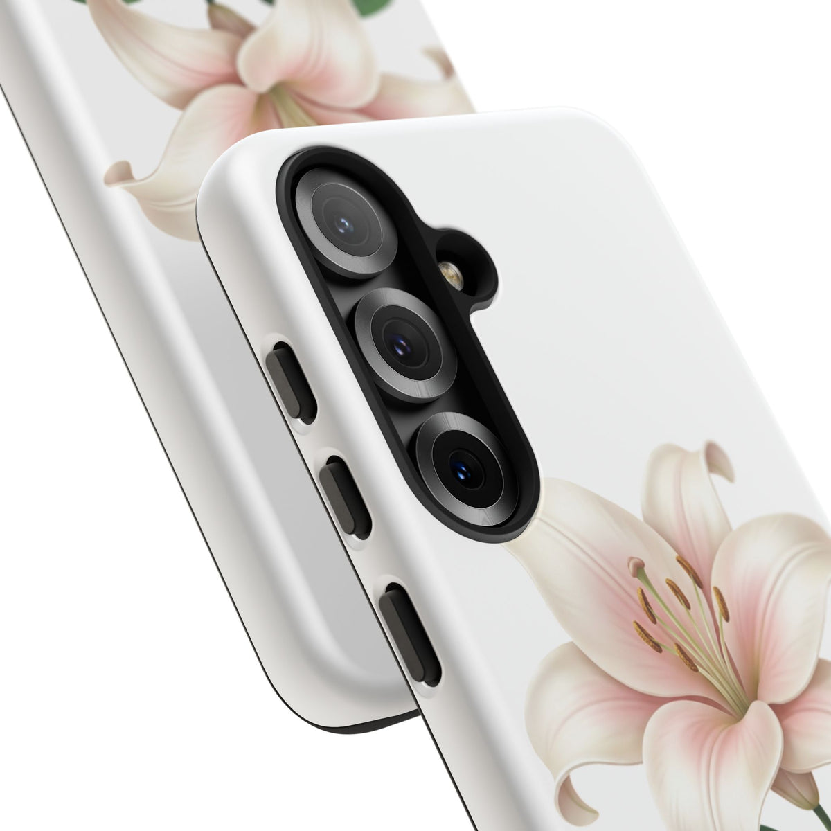 Floral Lily Phone Case — Pink Lily Tough Protective Cover