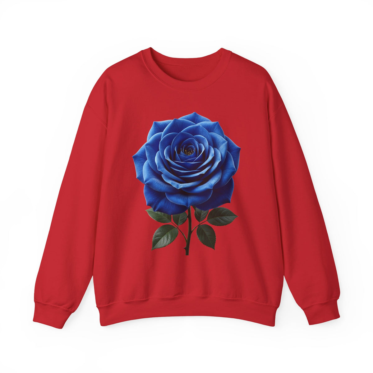 Blue Rose Crewneck Sweatshirt