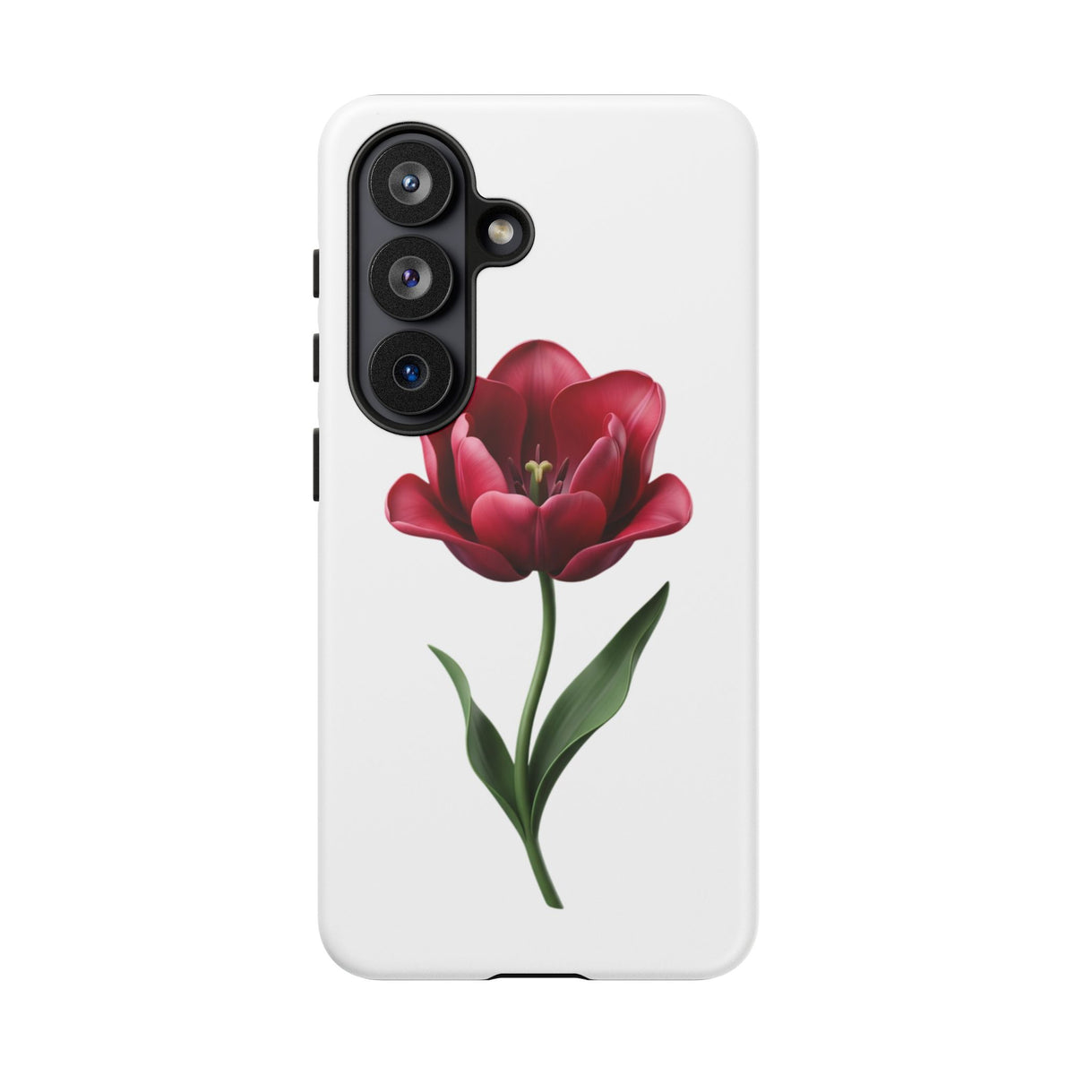 Tulip Floral Tough Phone Case – Protective Blossom iPhone Cover