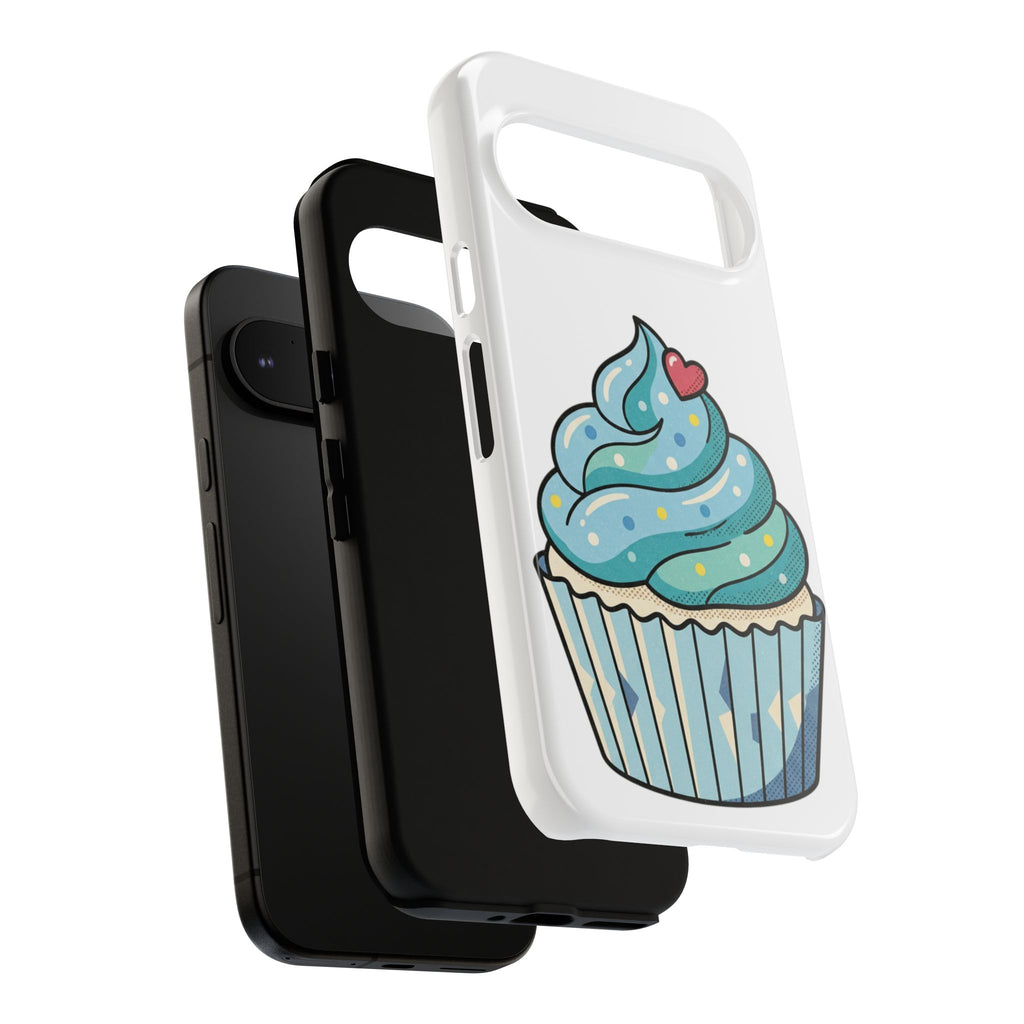 Blue Cupcake Tough Phone Cases